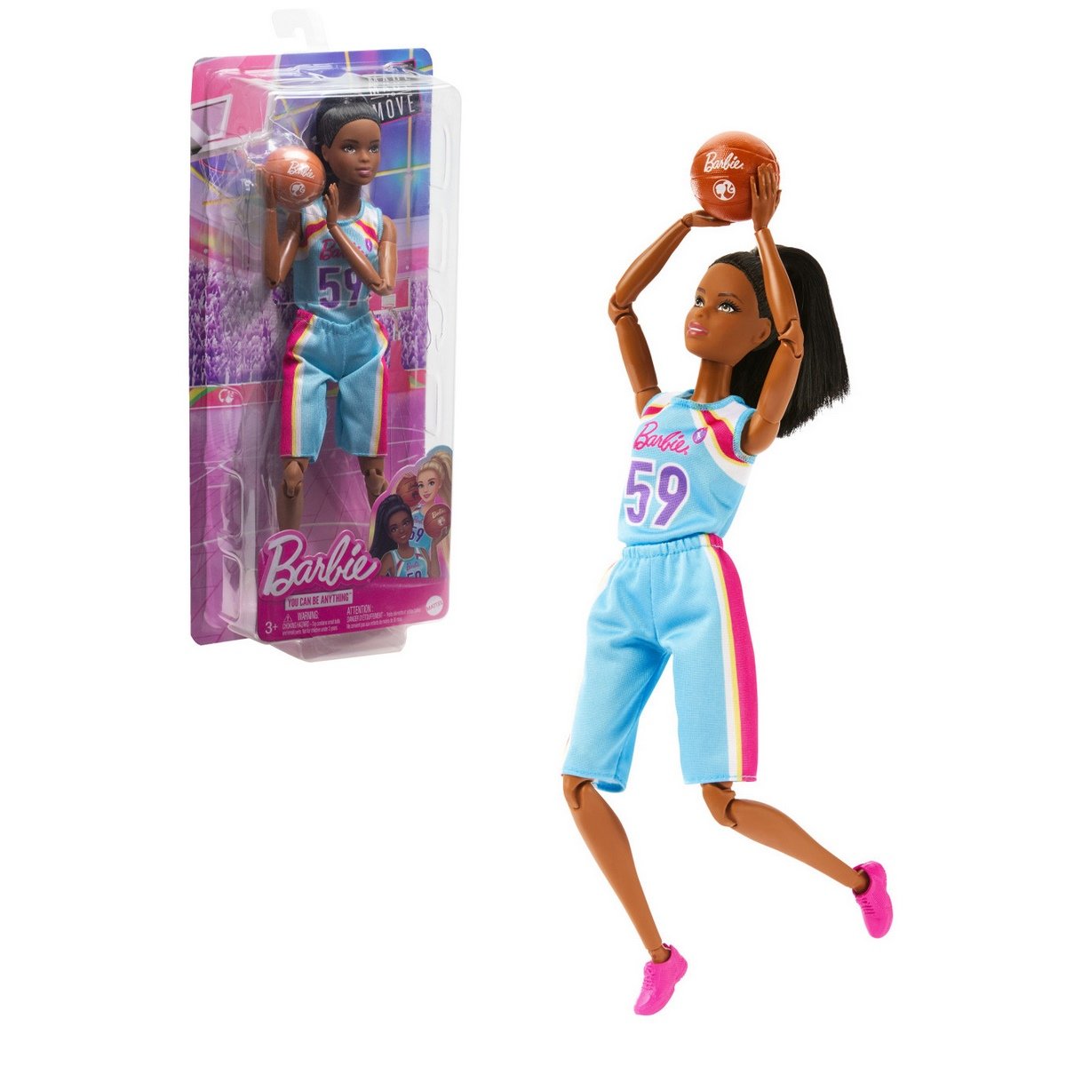 Barbie Profesiones Muñeca Deportistas - Basquetbol